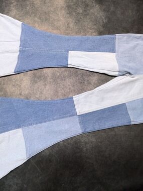 Alter'd State Patchwork Flared Denim Pants